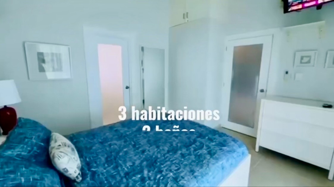 Apartamento Amueblado de 3 Habitaciones en Alquiler con Acceso Privado a la Playa | Juan Dolio