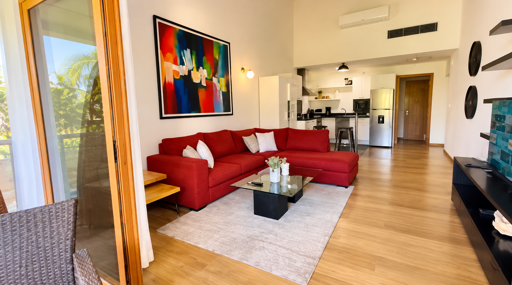 Apartamento Amueblado de 2 Habitaciones en Alquiler en Sybaris Residences | Juan Dolio