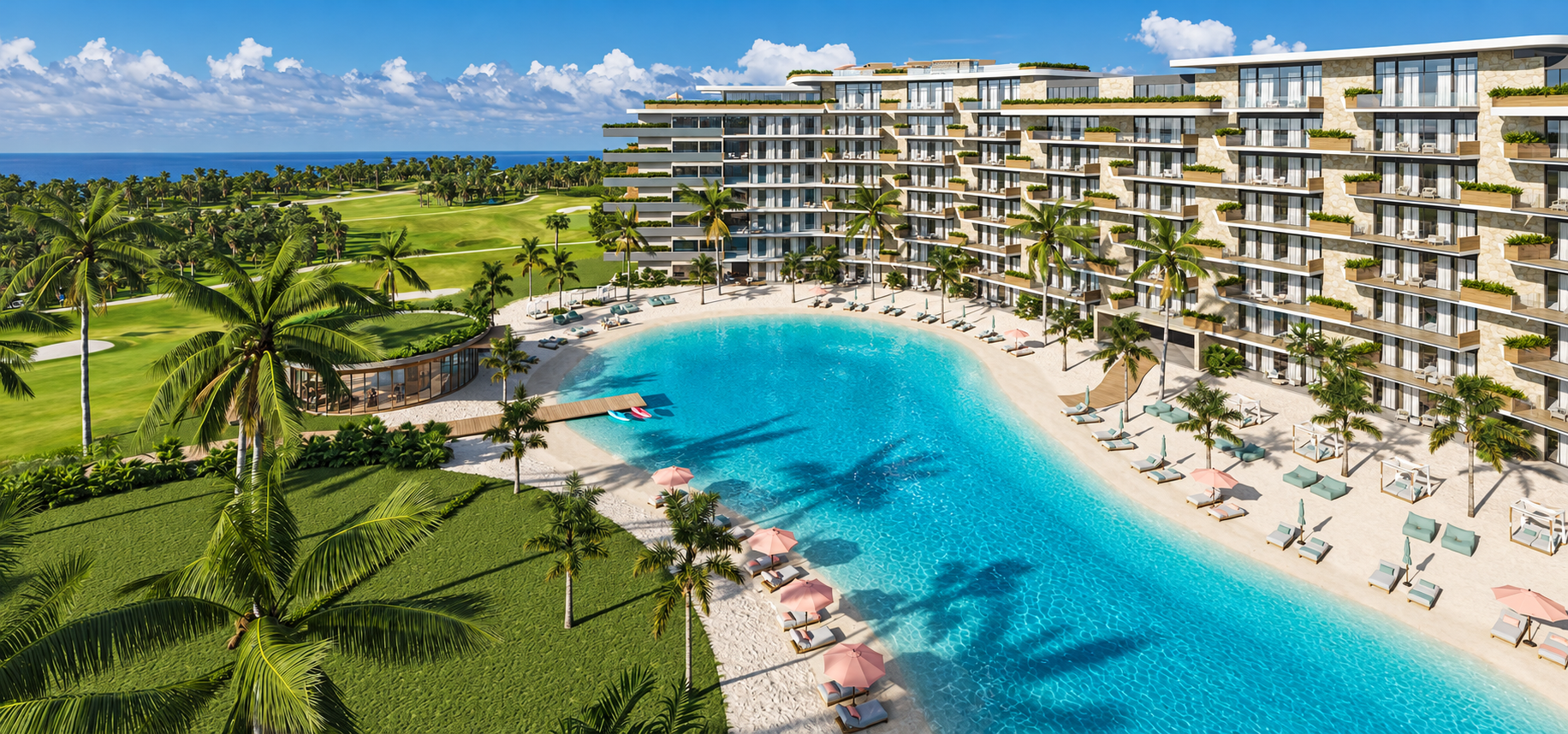  Apartamentos en construcción Bonita Beach Residences Bloque A | Cap Cana, Punta Cana